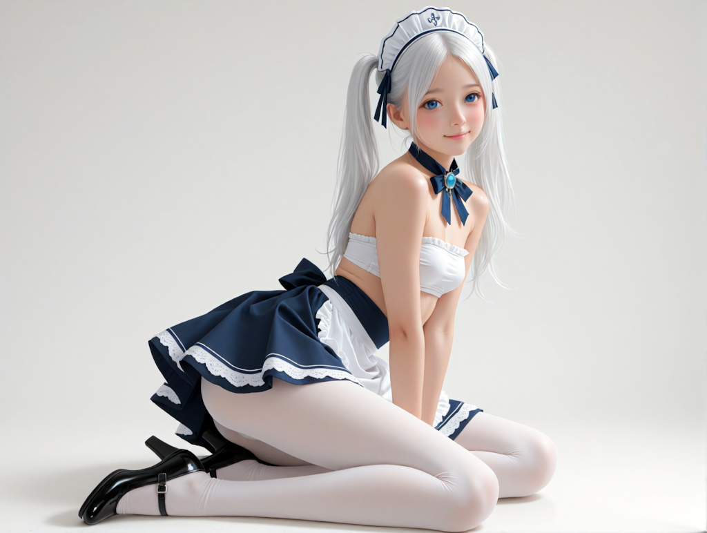 お尻_奉仕娘１_2.5D娘