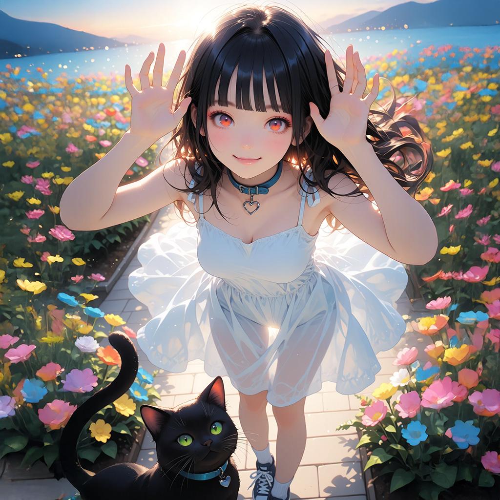 「お兄さん、お試しでいいから、ねっ」(3) | の人気AIイラスト・グラビア