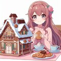 童話のお菓子な家と、女の子★その2(10枚) 3枚目