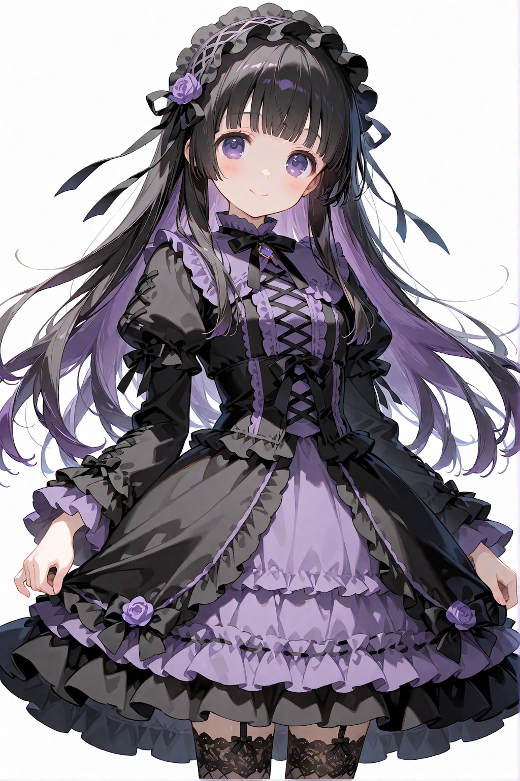 コンカフェ『悪ノ黒薔薇帝國』にて 【誕生日FAお礼】