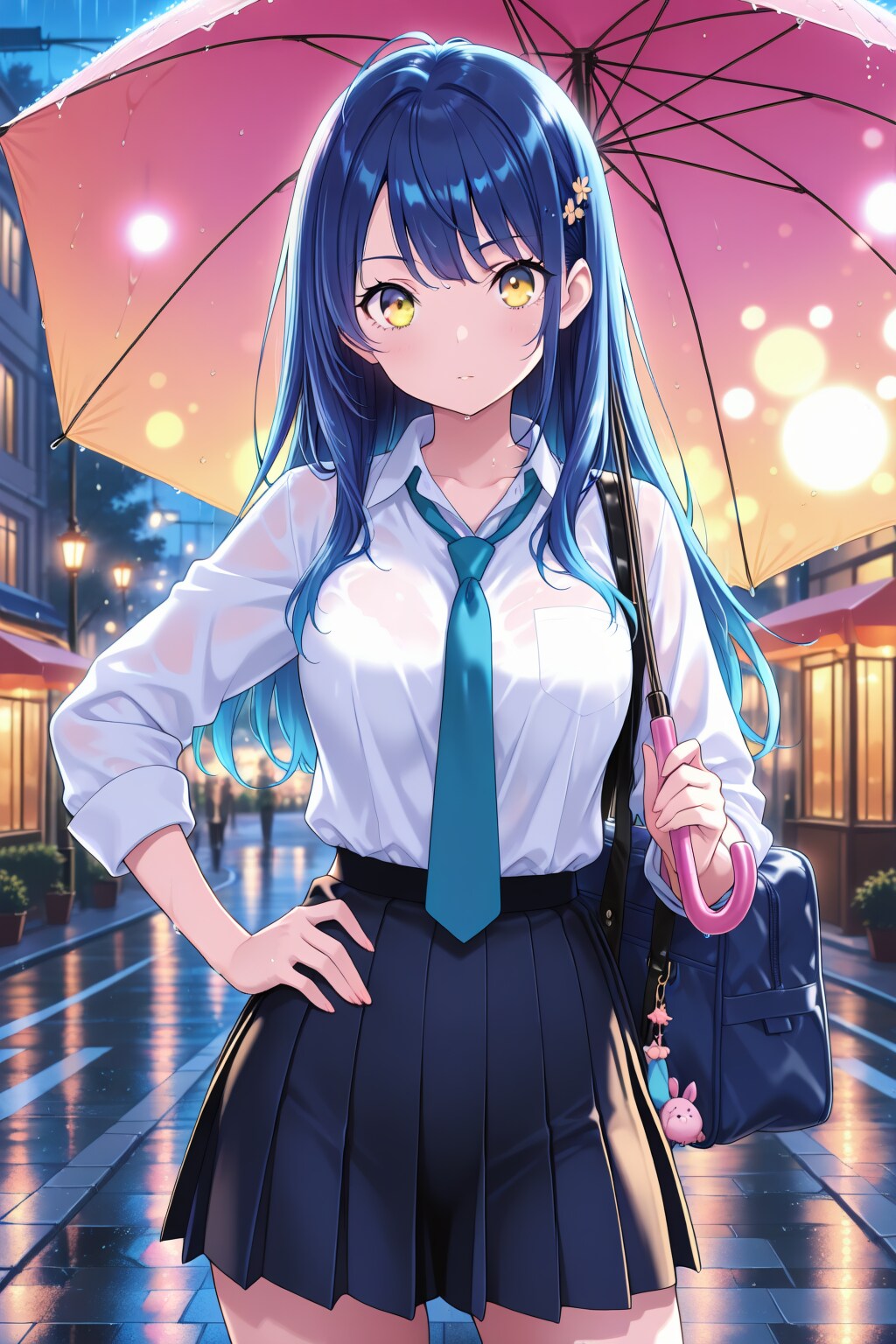 雨と少女
