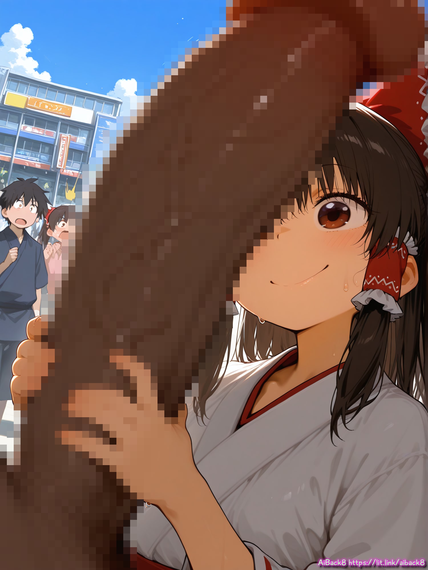 AiBack8)reimu hug #2(17p(grape