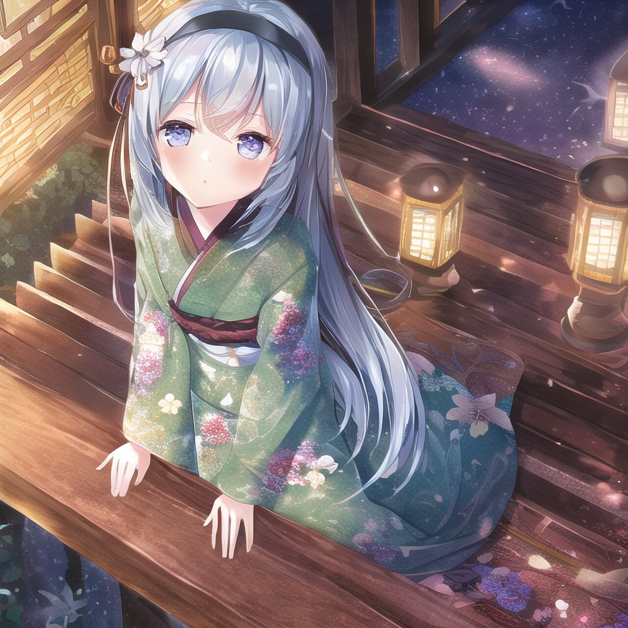 Japanese kimono girl