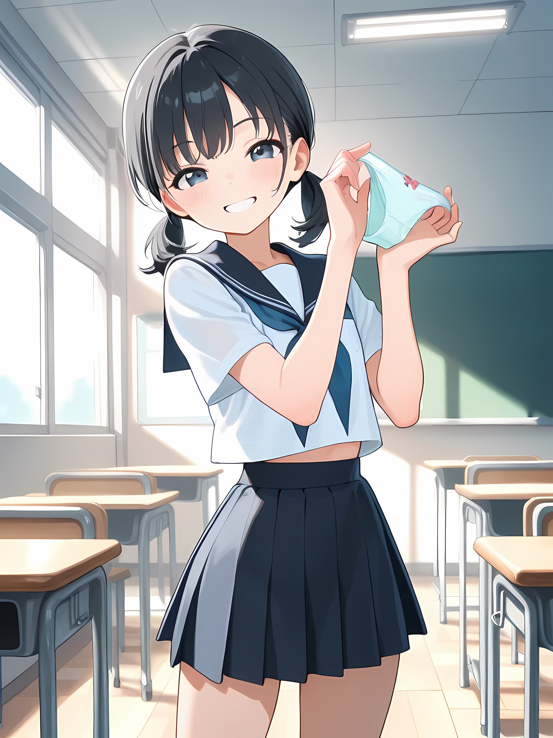 今、履いてるか履いてないかどっちでしょうか？