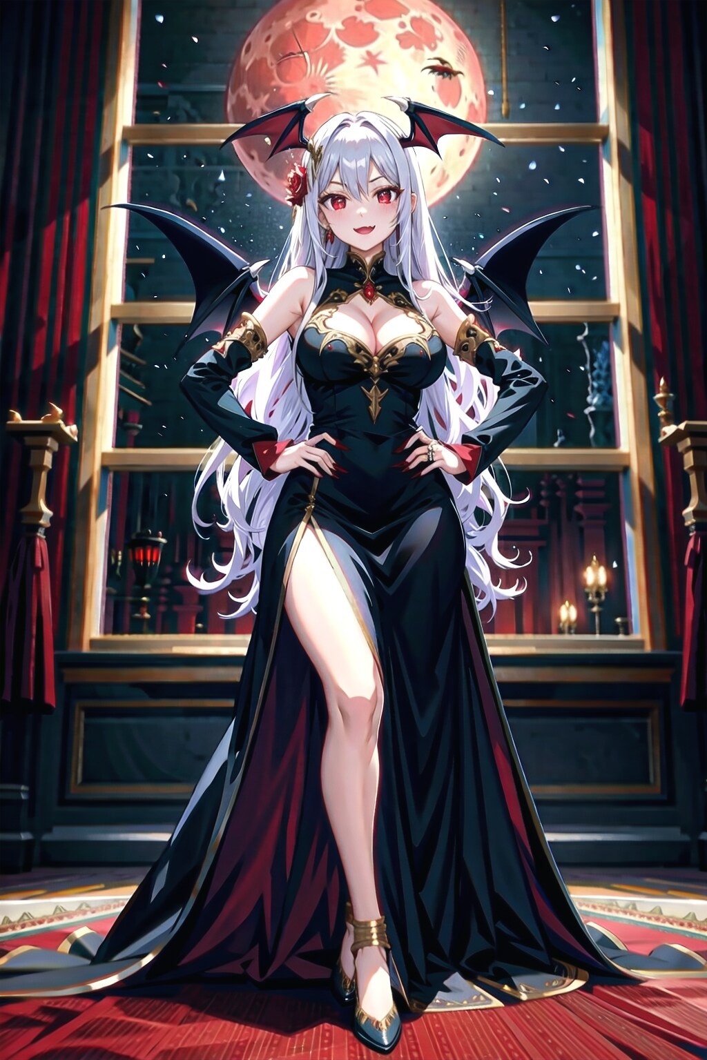 ヴァンパイアクイーン全身イラスト