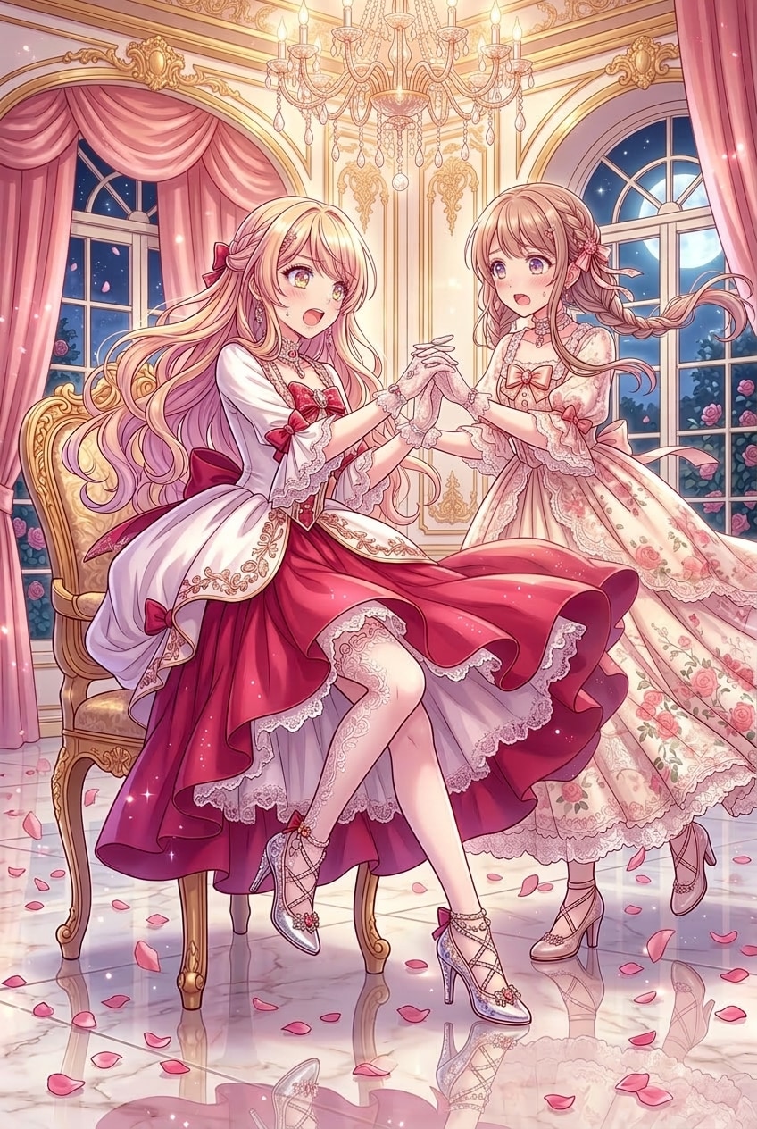 薔薇夢幻の優雅な再会 | の人気AIイラスト・グラビア