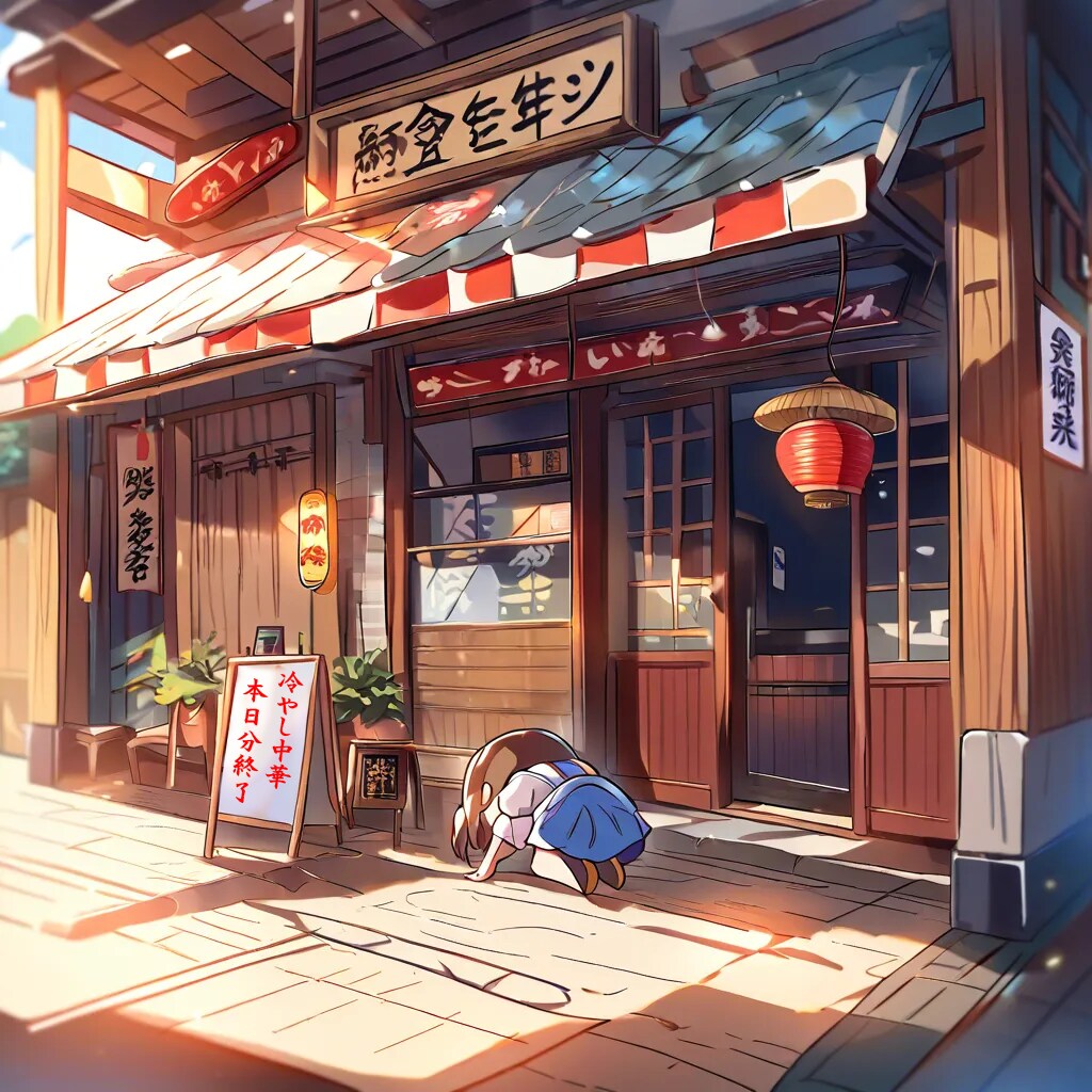 冷やし中華は しめました