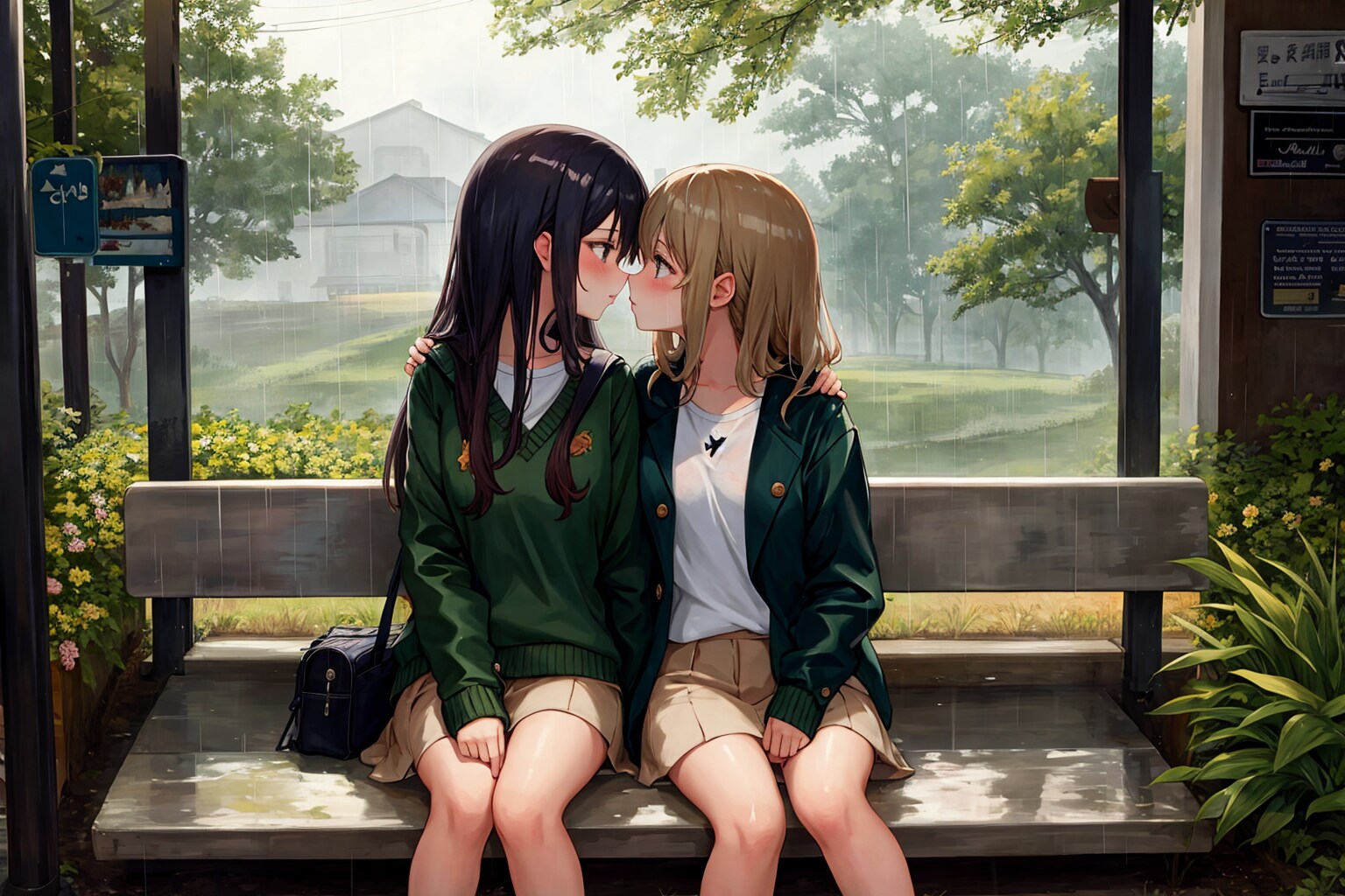 雨降ってるし・・・誰も来ないし...ね？
