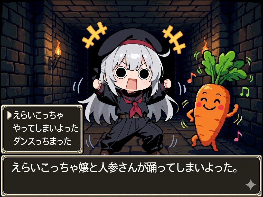 某RPG風味でダンスっちまったえらいこっちゃ嬢