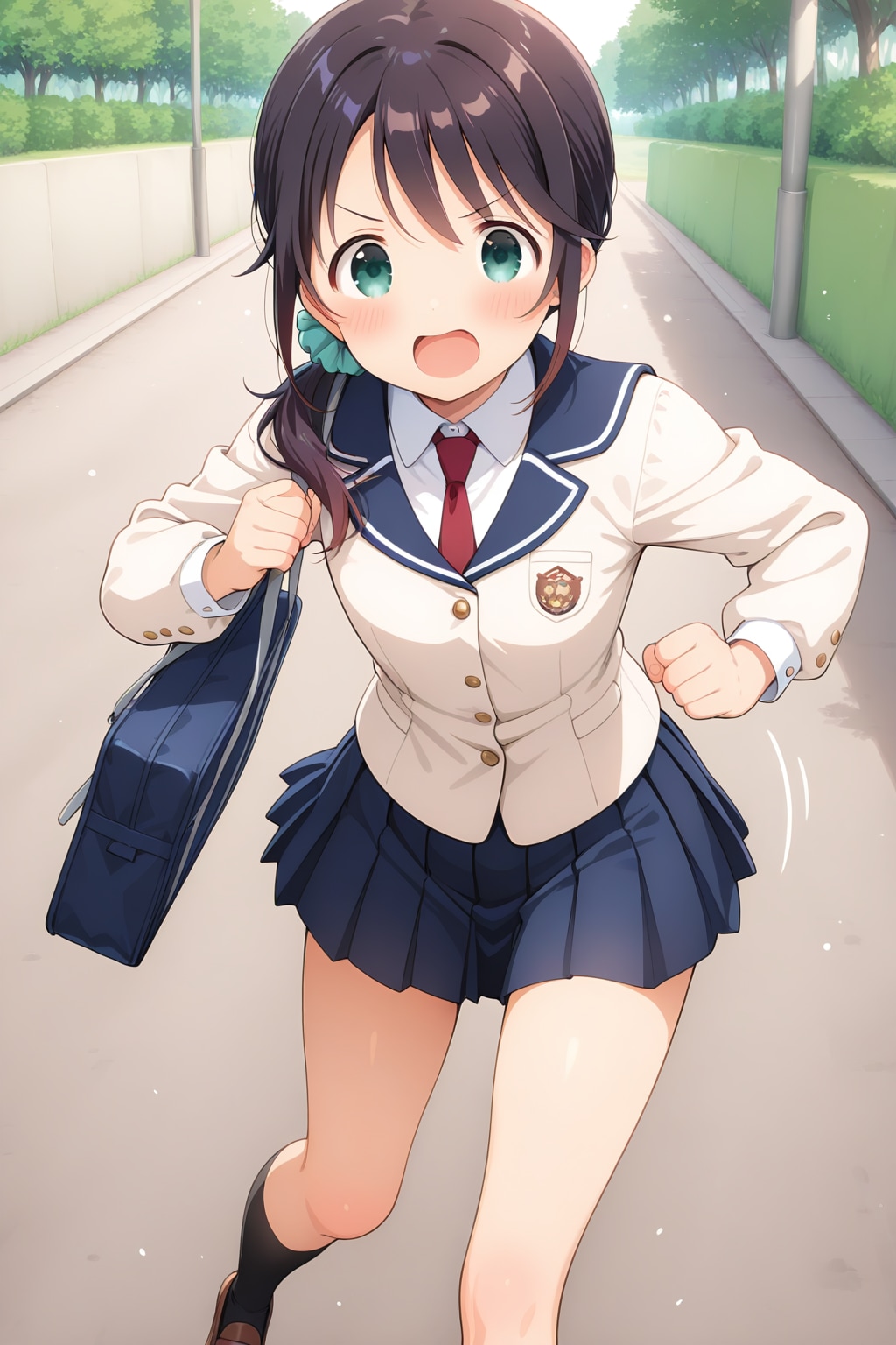 今日日直なの忘れてた💦 | の人気AIイラスト・グラビア