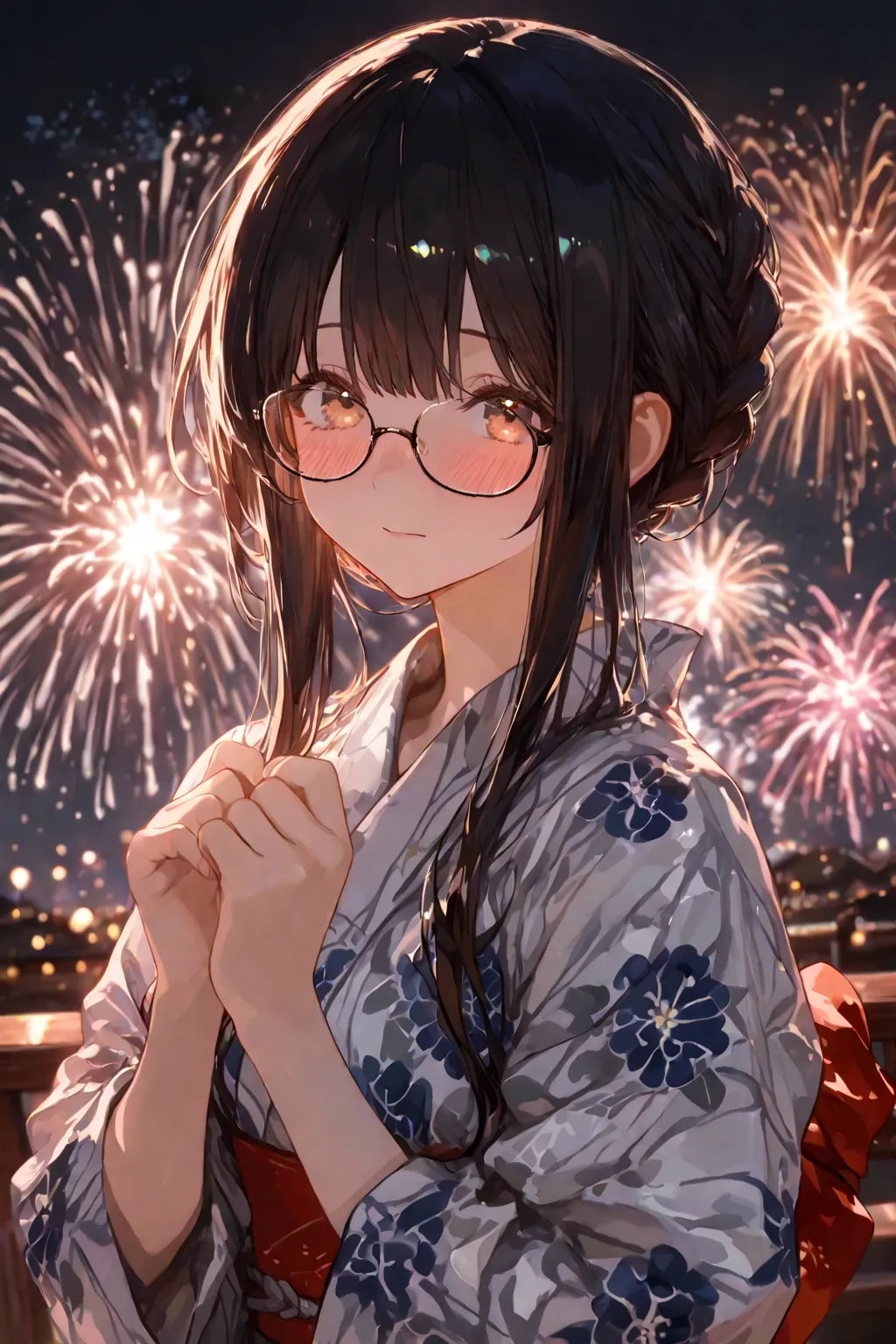 一休みの花火大会