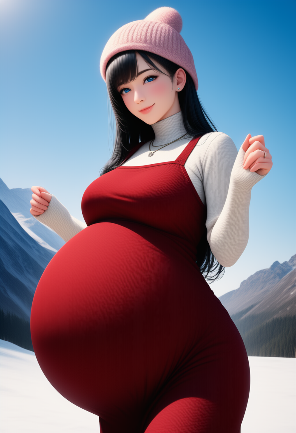 雪山の1年後 -リメイク(お腹大盛りVer.)-