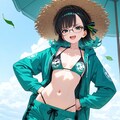 真夏の海で泳ぐとか10代と一緒にすんな 3枚目