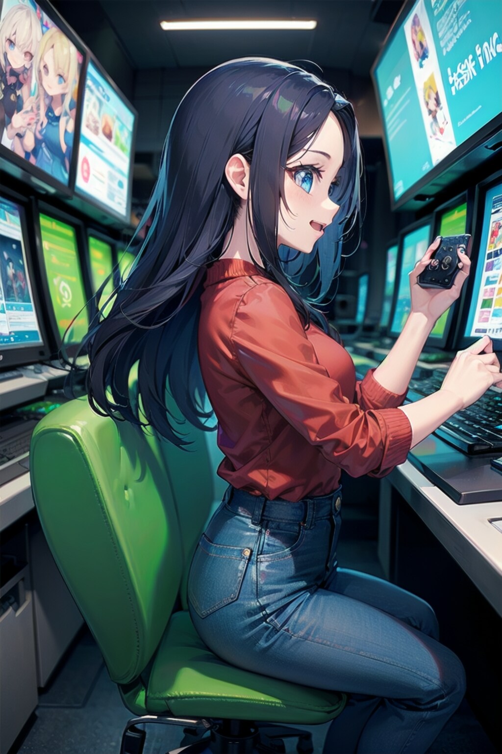 ゲーセンは青デコの庭