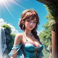 水の世界の美女 8枚目