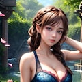 水の世界の美女 9枚目