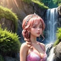 水の世界の美女 4枚目