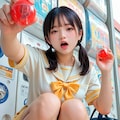 ガチャポンにハマるパインちゃん 4枚目