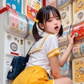 ガチャポンにハマるパインちゃん 5枚目