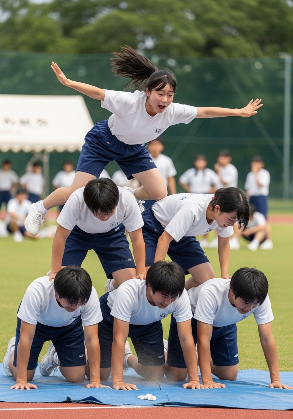 組体操ピラミッド