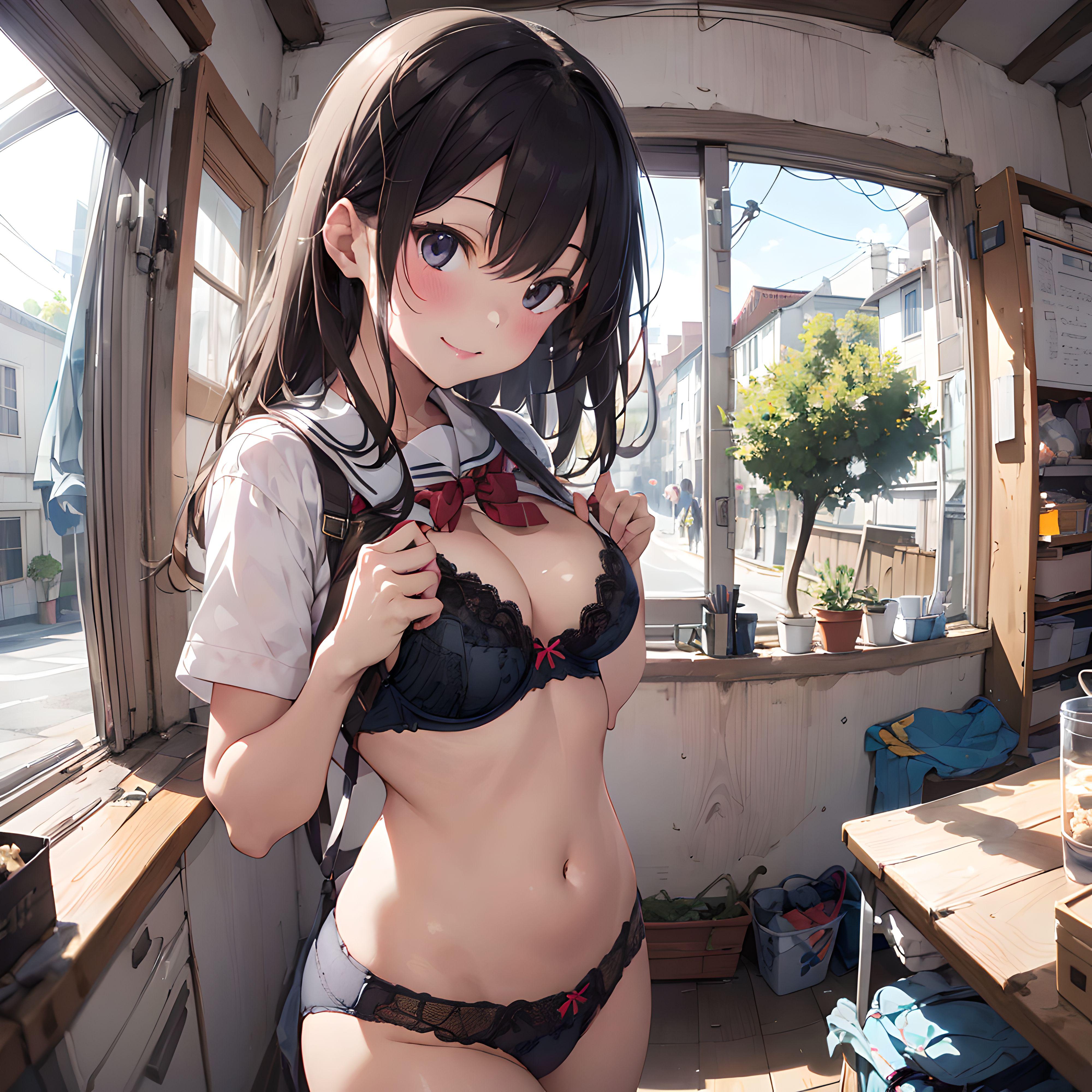 お着替えJK