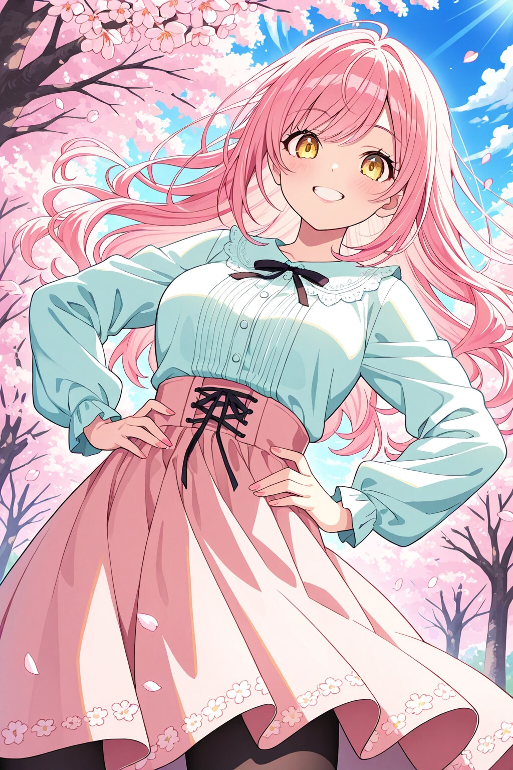 女の子と桜 2026　その１４