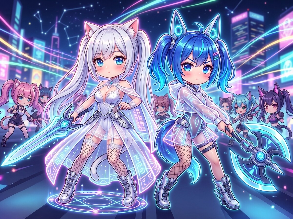 LILYにゃん。WAVEこん