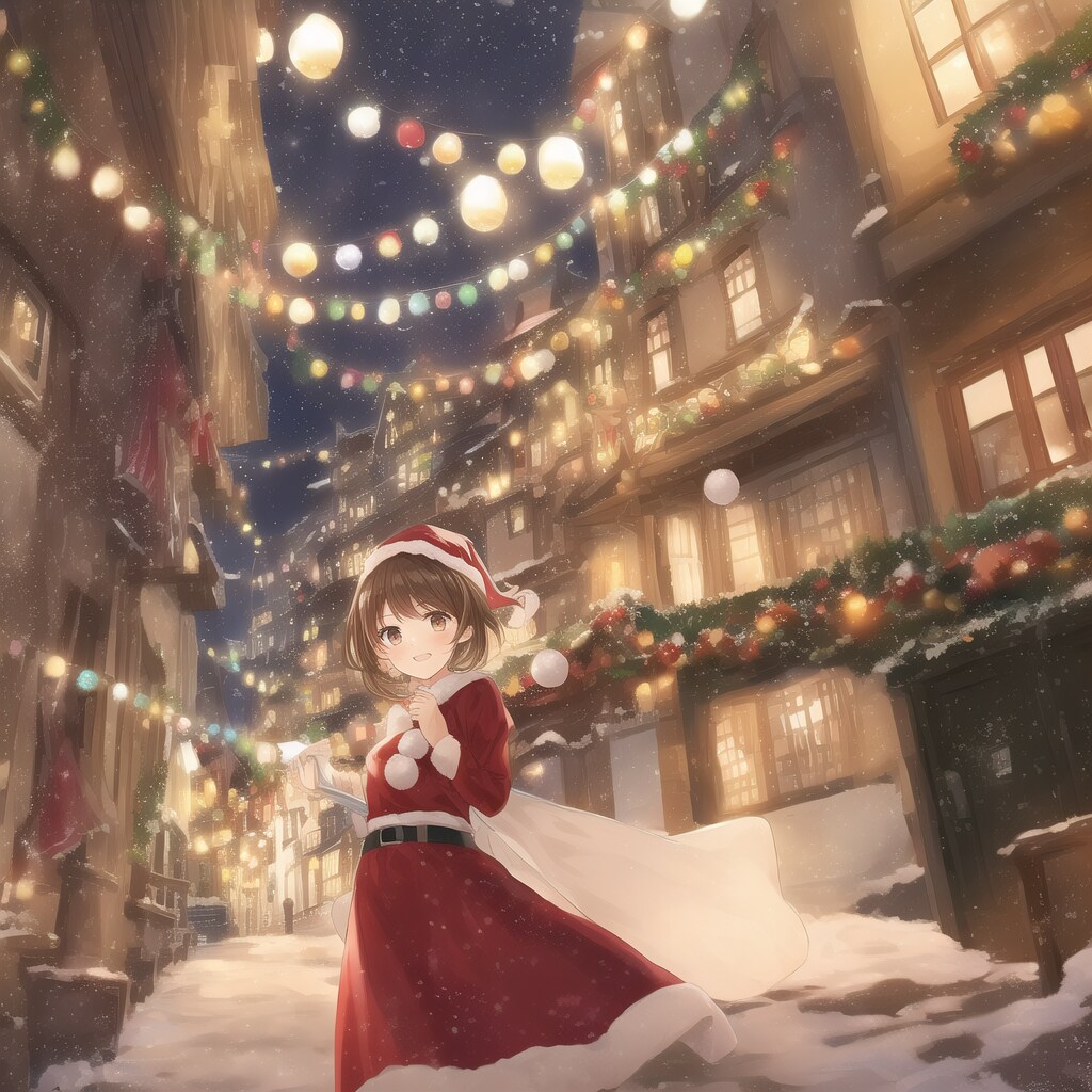 聖夜の街並み
