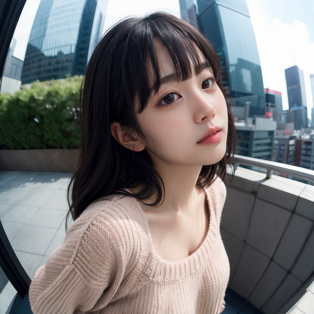 魚眼レンズ顔アップ 6/11