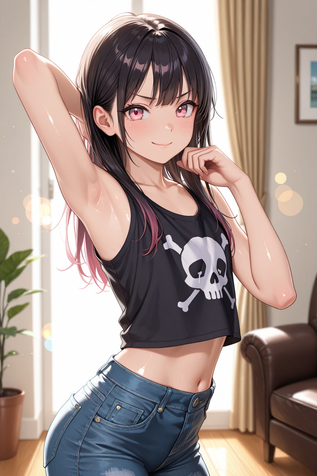 【本日の板野ちゃん】「ドクロコーデ・・・間に合わなかったぁぁぁぁ！！」