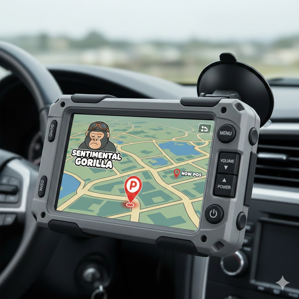 カーナビ使用中