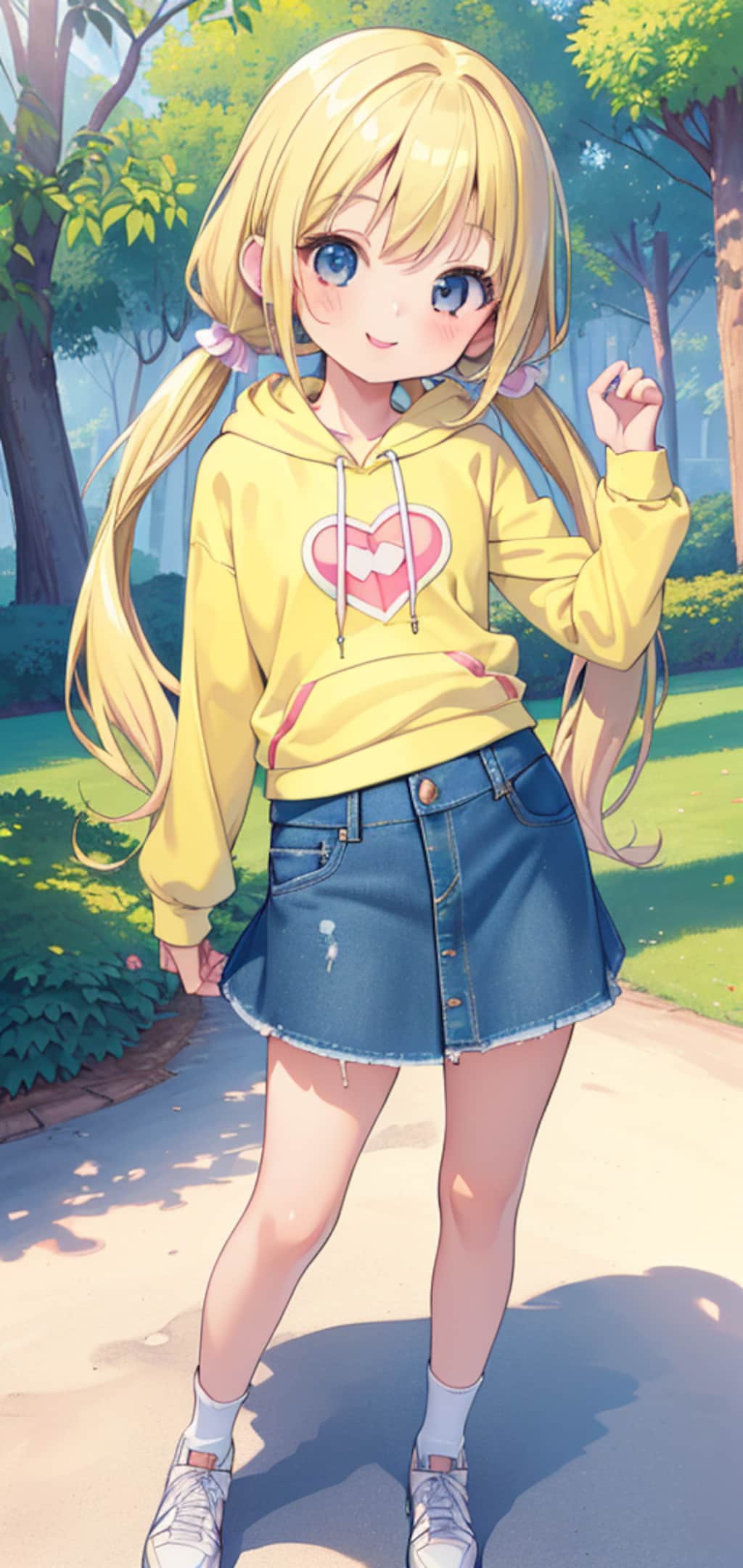 デニムスカート＆ロリ