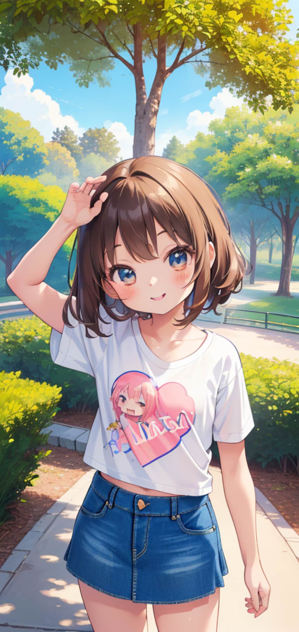 デニムスカート＆ロリ