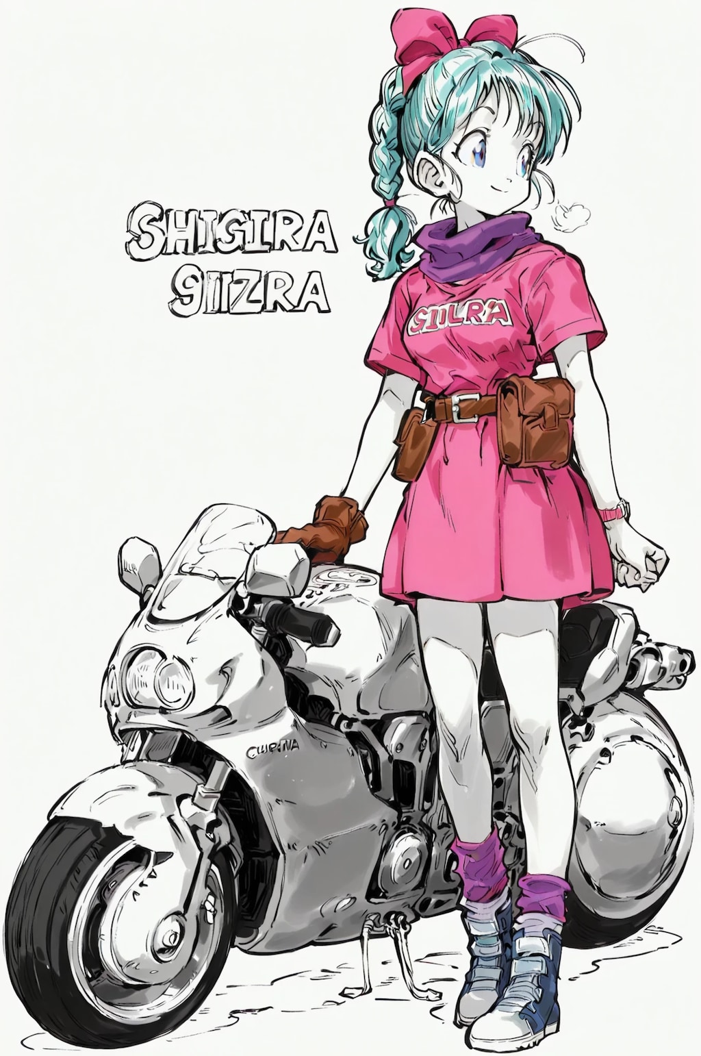 バイクと女の子