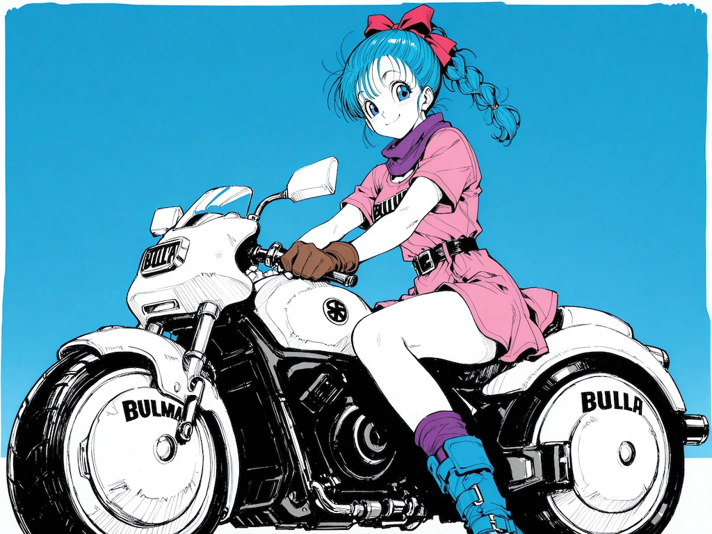 バイクと女の子