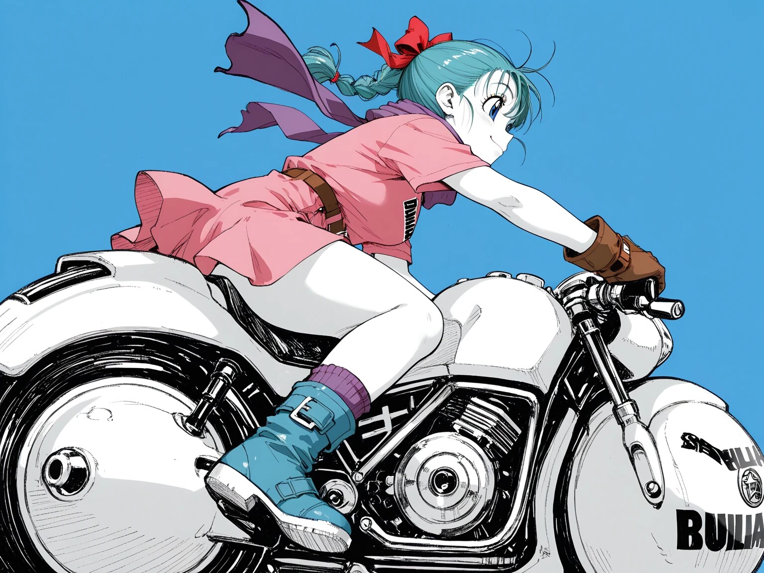 バイクと女の子