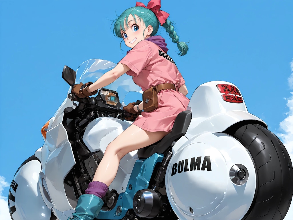 バイクと女の子