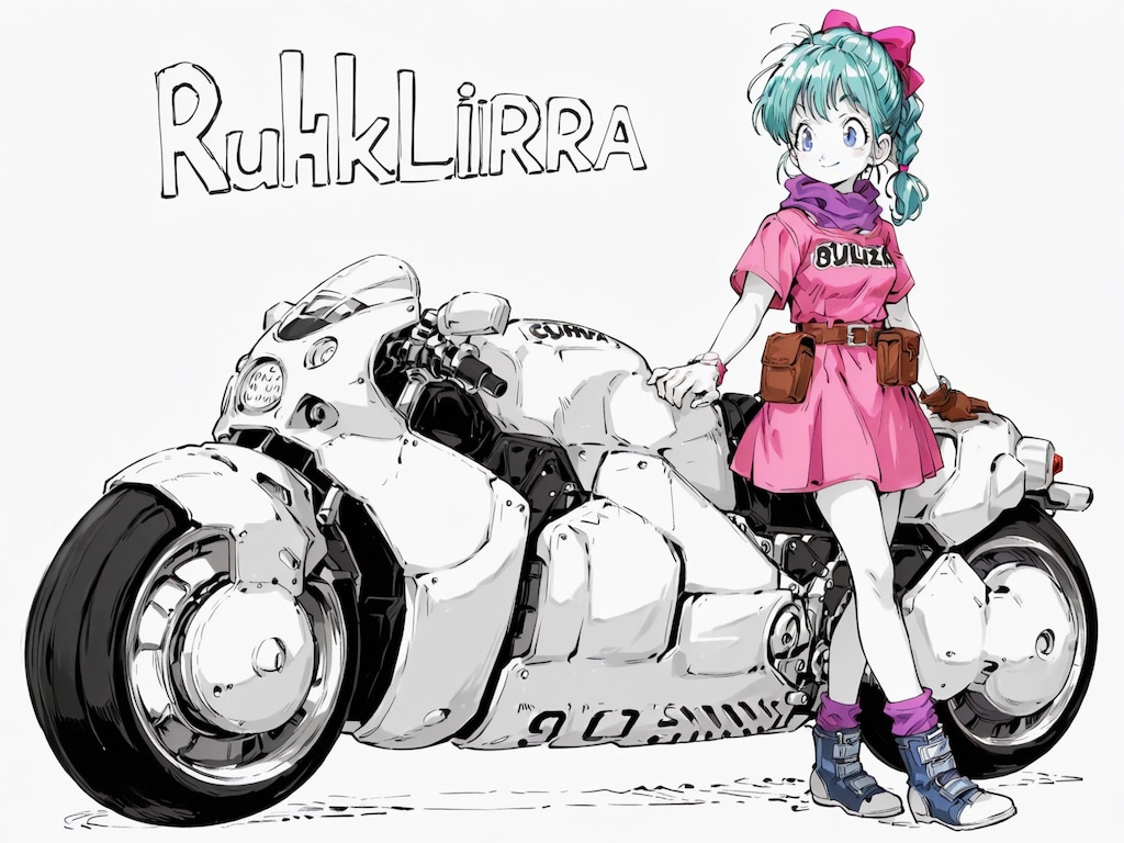 バイクと女の子