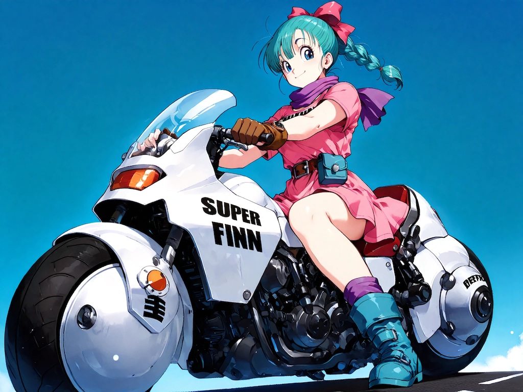 バイクと女の子