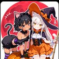 黒猫魔女と白猫魔女のハロウィン 6枚目
