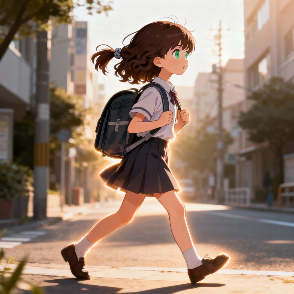 通学路をちょっとはずれてみるホカちゃん