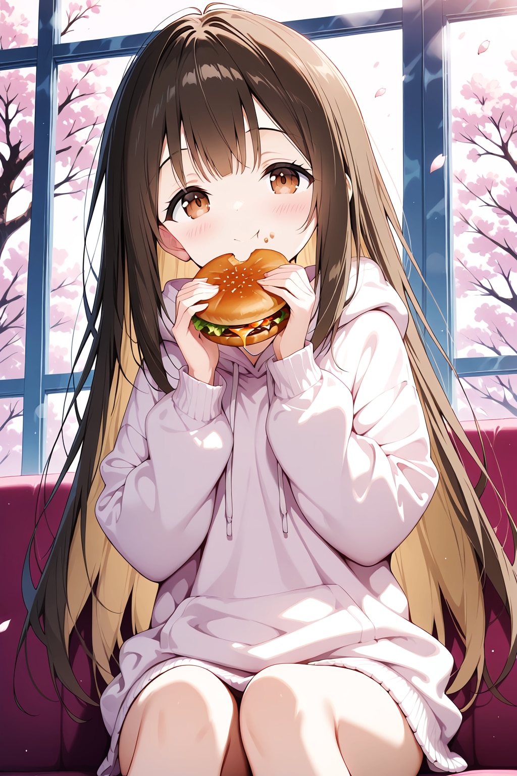 春爛漫とハンバーガー | の人気AIイラスト・グラビア