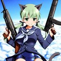 あおいチャン ウイッチになります♪　　　　　　　　　第５１０統合戦闘航空隊⭐ストライカー ウイッチ⭐　🍋‍🟩 城ヶ崎　あおい 🍋‍🟩 4枚目