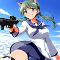 あおいチャン ウイッチになります♪　　　　　　　　　第５１０統合戦闘航空隊⭐ストライカー ウイッチ⭐　🍋‍🟩 城ヶ崎　あおい 🍋‍🟩 5枚目