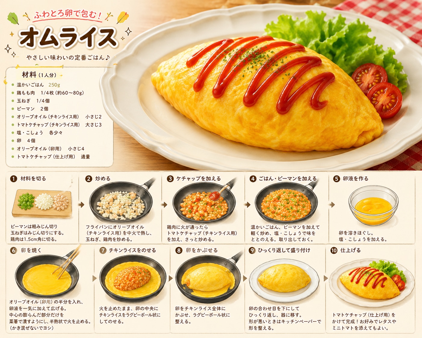 レシピだけ見て作ってたもれ