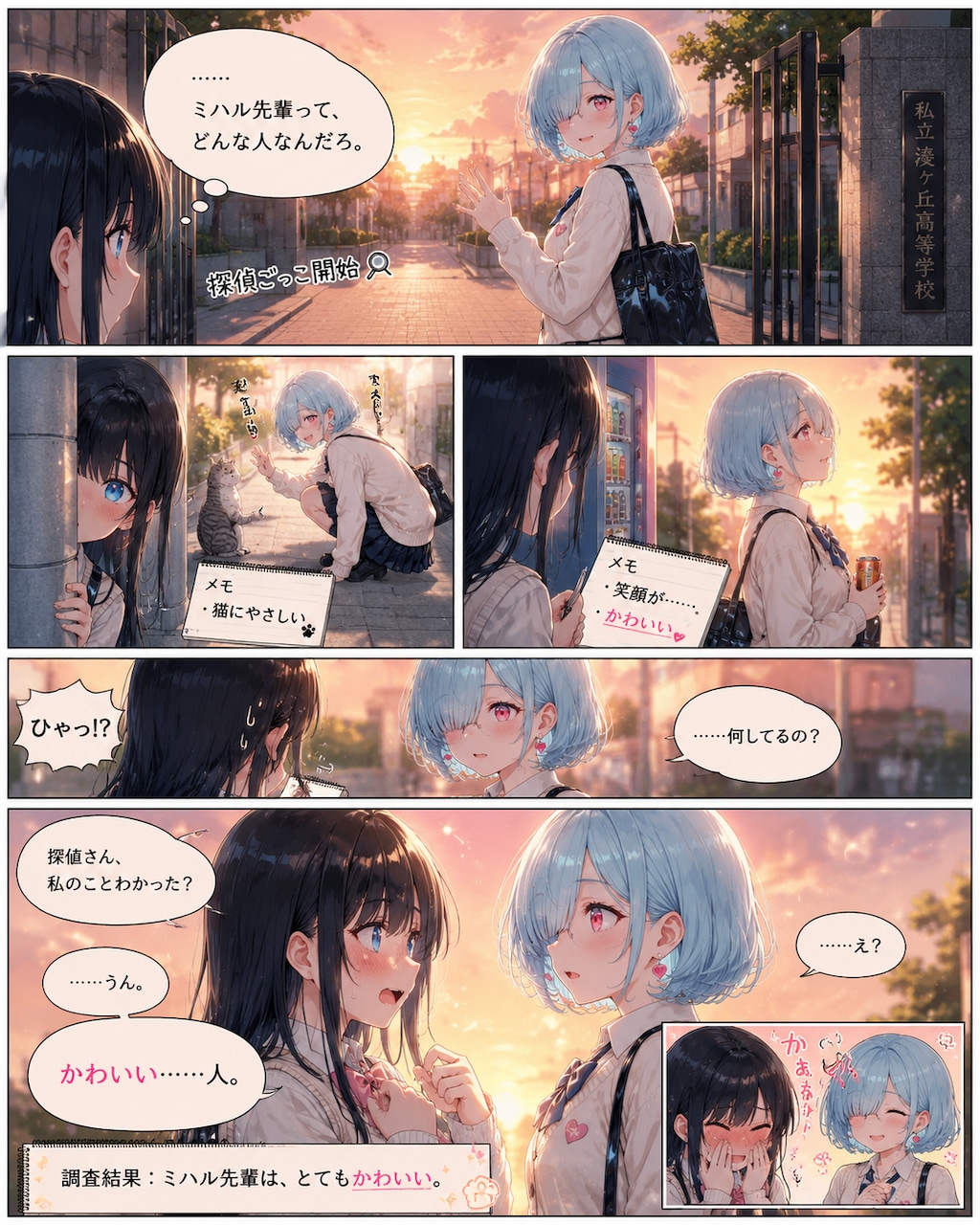 黒髪ちゃんの尾行