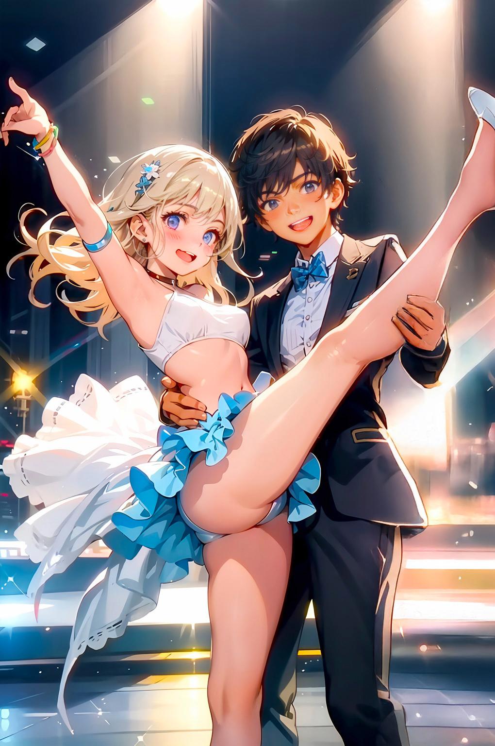 今日のトパーズちゃん　ペアダンス
