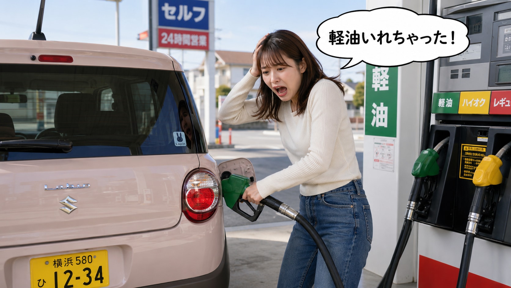 軽自動車に軽油 | の人気AIイラスト・グラビア