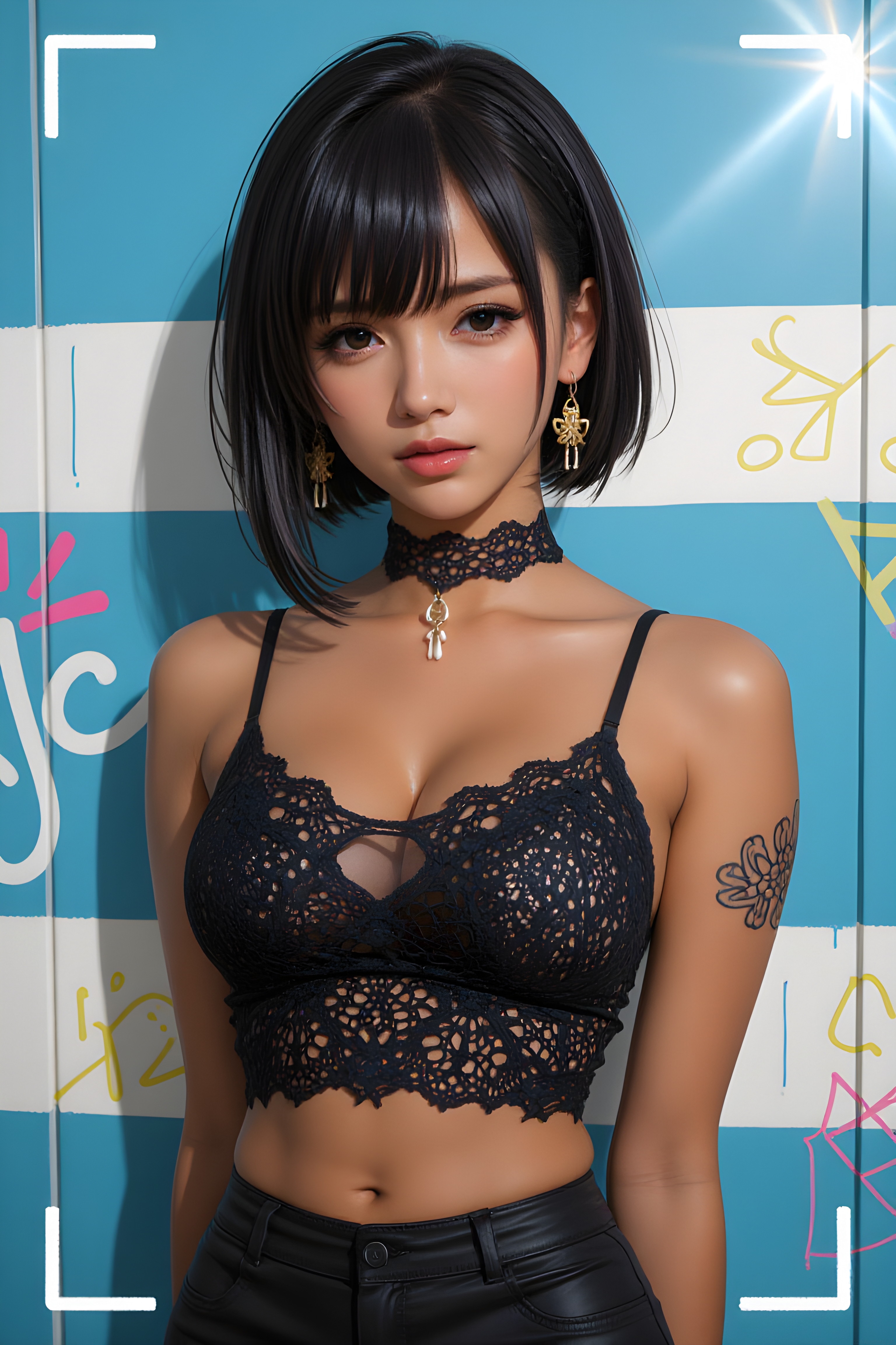 ショートカットとビスチェ