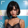 ショートカットとビスチェ 11枚目